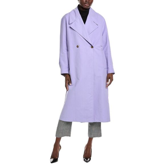 Hugo Boss WomensCadeta Trench Coat Purple